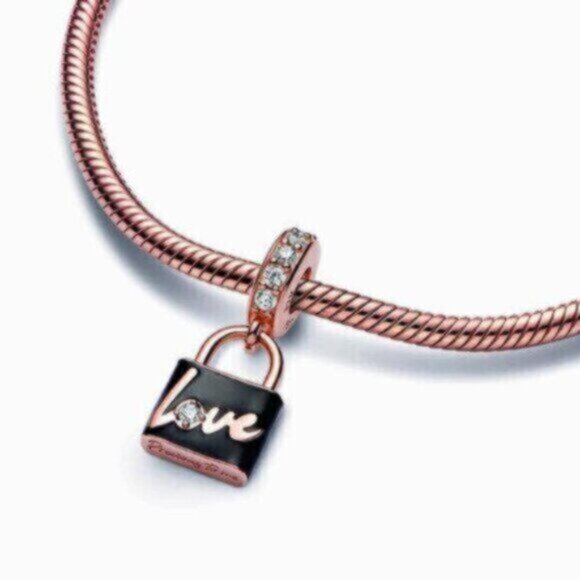 PANDORA Two-tone Mom Dangle Charm - Picture 3 of 3